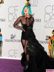 Lady Gaga Wears a Green Wig to CFDA Awards in NYC 1 435x580 225x300 Solar Satellites Key To Green Energy