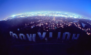 hollywood sign 300x183 Solar Panels Go Hollywood Primetime at 63rd Emmys