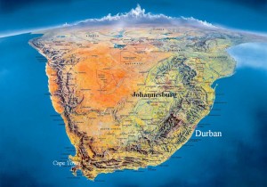 South Africa Map 1 300x210 Solar Powered Education On the Move In South Africa