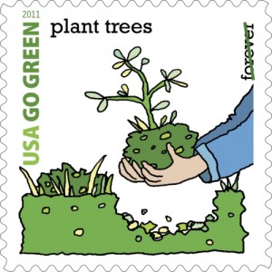 20120628202523ENPRNPRN US POSTAL SERVICE GREEN STAMP 90 1340915123MR 300x300 US Postal Service Planting Green Roofs