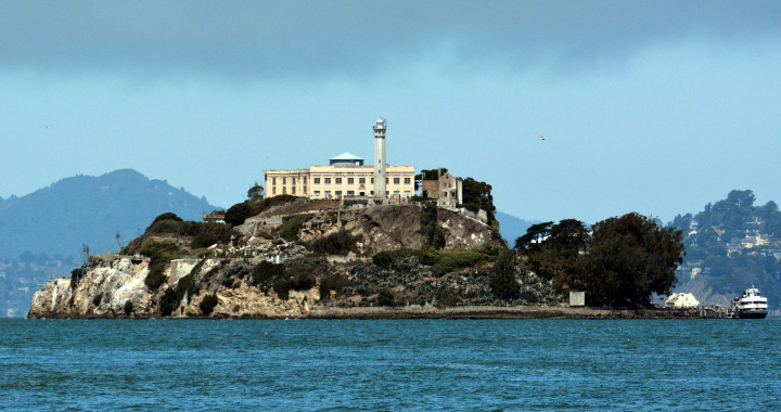 Sun Powers The Rock - Alcatraz photo by D Ramey Logan