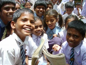 India boys laughing 300x225 A Green Door