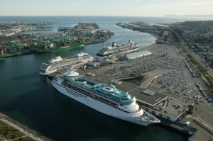 cruise center 300x199 Solar LA docks in the Port of Los Angeles